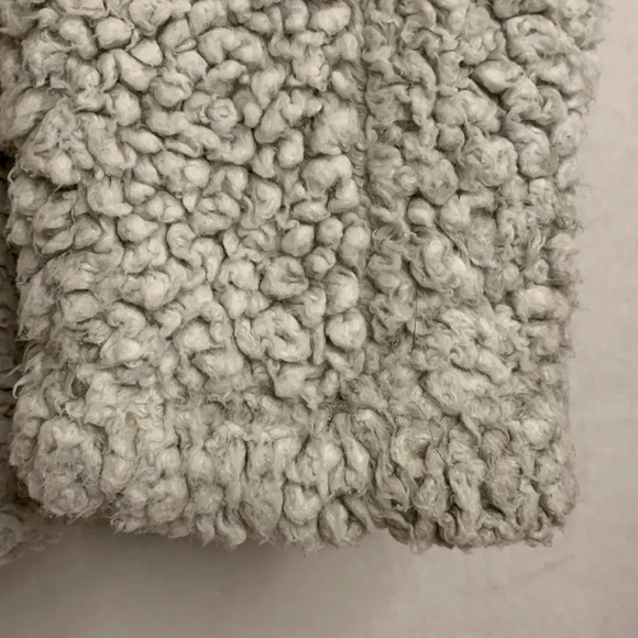 True Grit American Outdoor Co. 1/4 Zip Sherpa Pullover Light Gray Medium - Picture 5 of 10